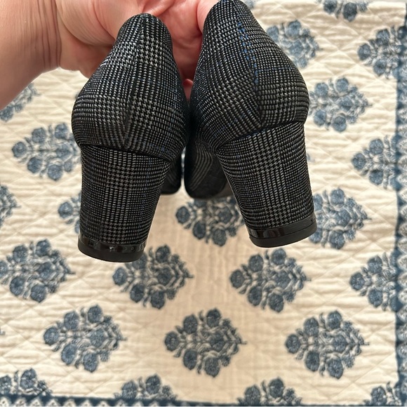 Stuart Weitzman FRAMEF5 Pewter Scotch Woven Pumps – Size 8 - Picture 7 of 11